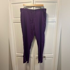 Purple Label By Healing Hands Taylor Scrub Pants Size Women’s XL Color Eggplant